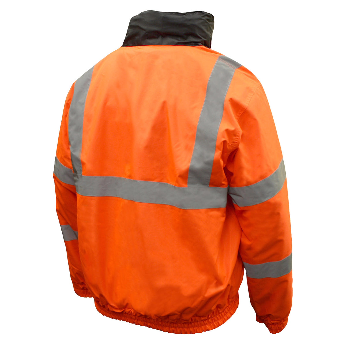 Radians SJ11Q-3ZOS-4X 4X Class 3 Quilted Bomber Jacket - Orange - 2