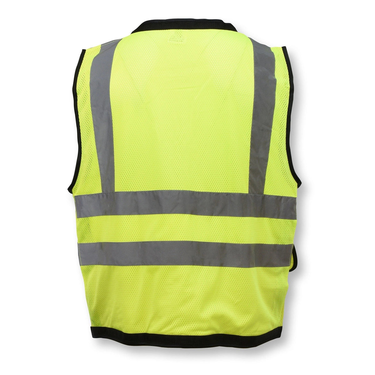 Radians SV59Z-2ZGD-S Type R Class 2 Heavy Duty Mesh Solid Surveyor Safety Vest Hi Vis Green Small - 2