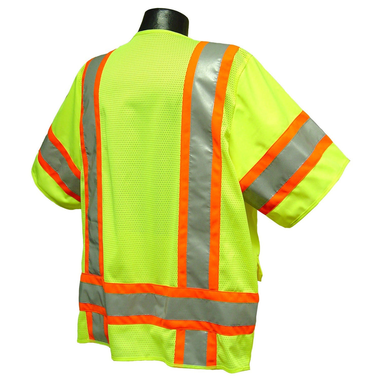 Radians SV63G5X Green Class 3 Hi-Viz Two-Tone Surveyor Safety Vest, 5XL - 2