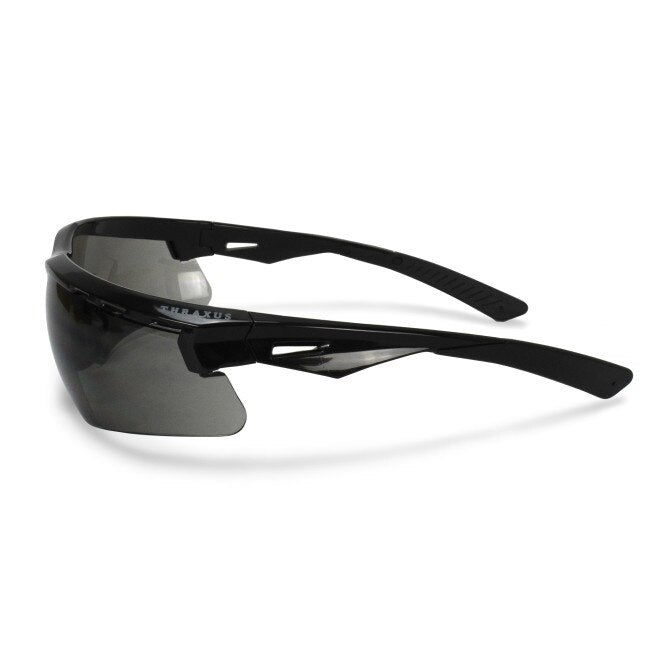 Radians TXC1-23ID Thraxus Safety Glasses - Black Frame/Smoke IQ Anti-Fog Lens - 4