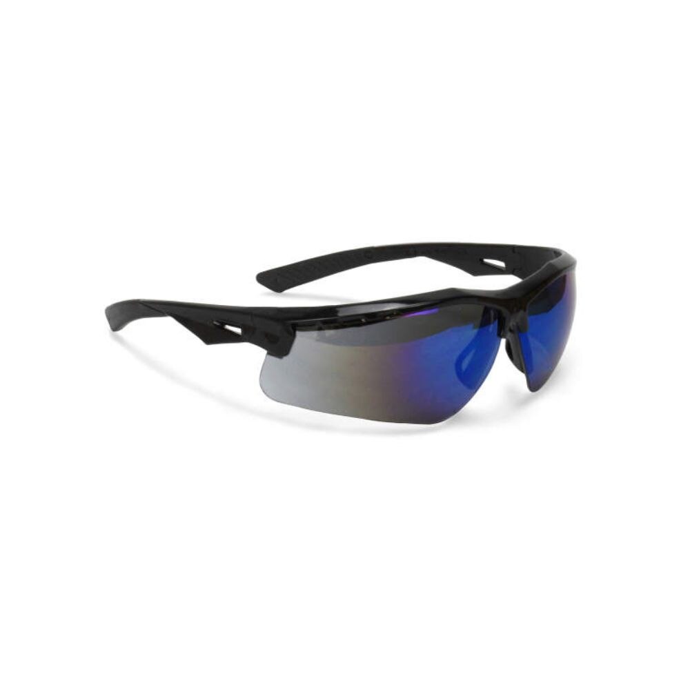 Radians TXC1-70ID Thraxus Safety Eyewear - Black Frame - Blue Mirror Lens - 3