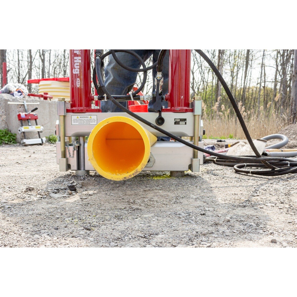 Reed 04328 Bear Hug Hydraulic PE Squeeze Tool Base Tool Only 3 to 8" Capacity 33-1/2" OAL (PES8BT) - 3