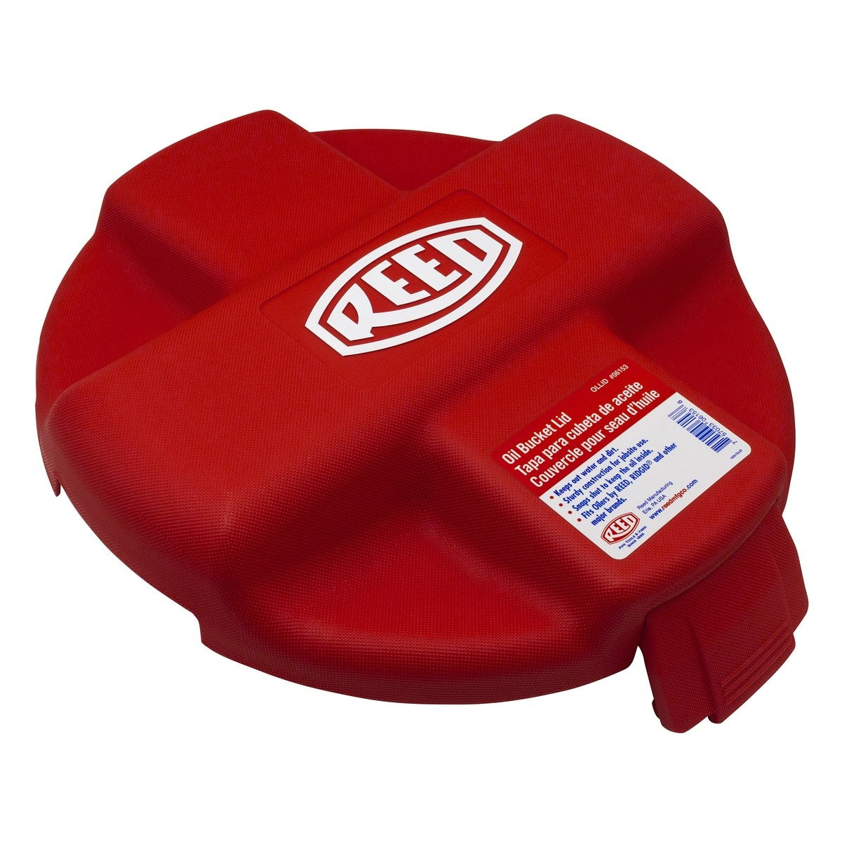 Reed 06153 16" x 15.5" x 2.75" Protective Lid with Latches for Double Deep Oilers (OLLID) - 2