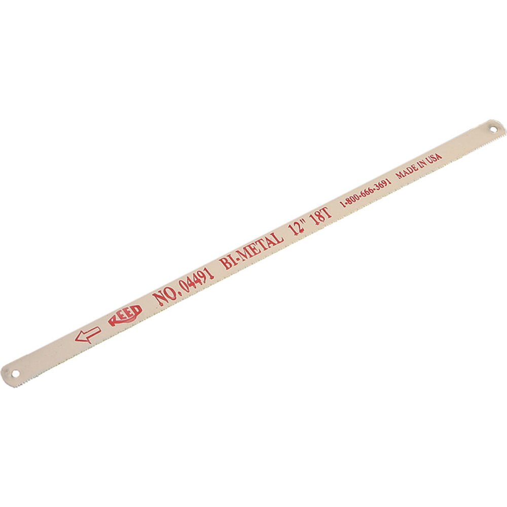 Reed 04493 BH32 Bi-Metal Hack Saw Blade, 12" x 1/2" x .025"