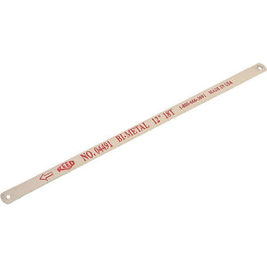 Reed 04493 BH32 Bi-Metal Hack Saw Blade, 12" x 1/2" x .025"