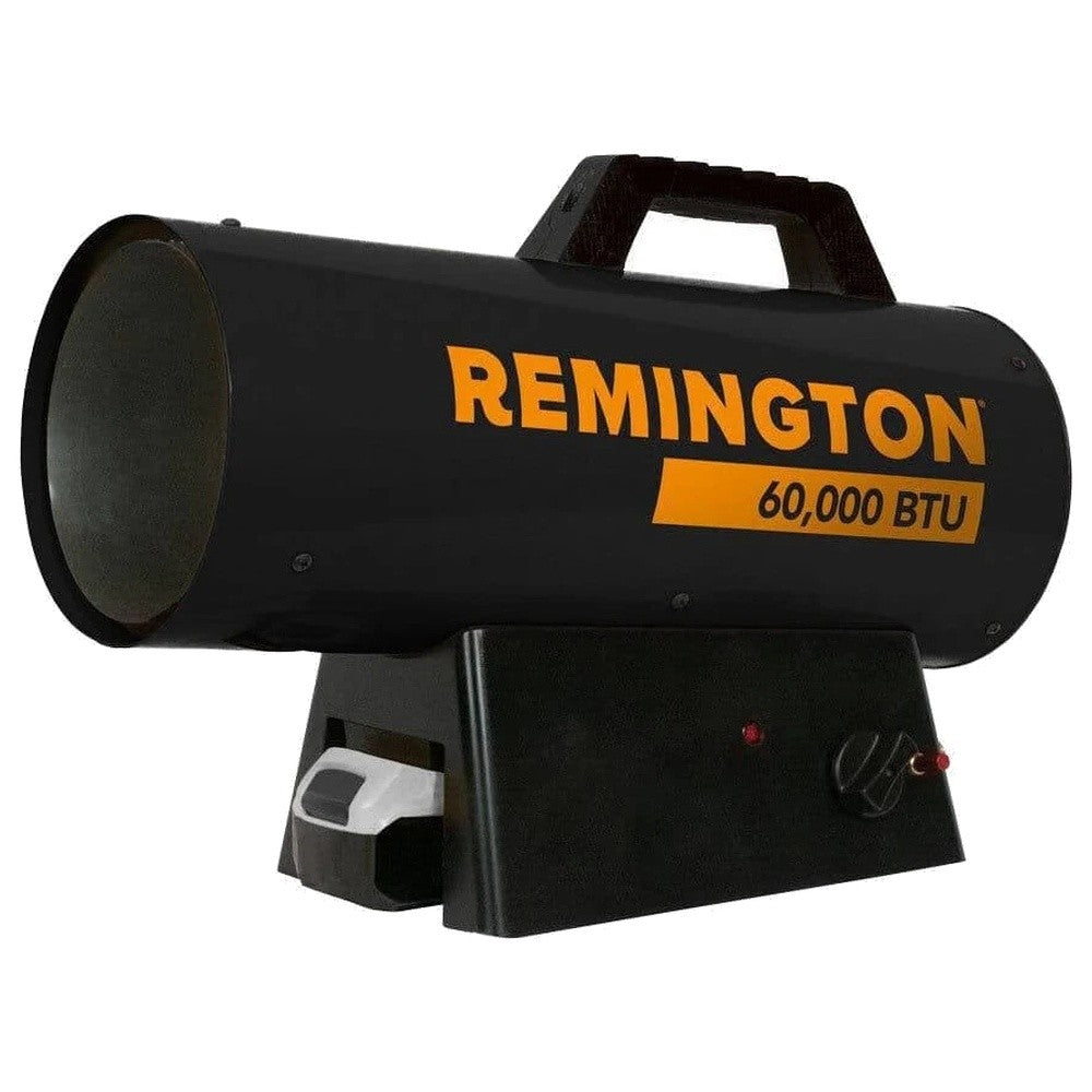 Remington REM-60VBOA-GFA-B 60000 BTU Battery Operated LP Forced Air Heater with Variable Output 19 x 7.5 x 13"