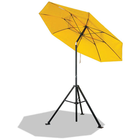 Black Stallion UB150 Flame Resistant Industrial Umbrella and Tripod Stand Combo