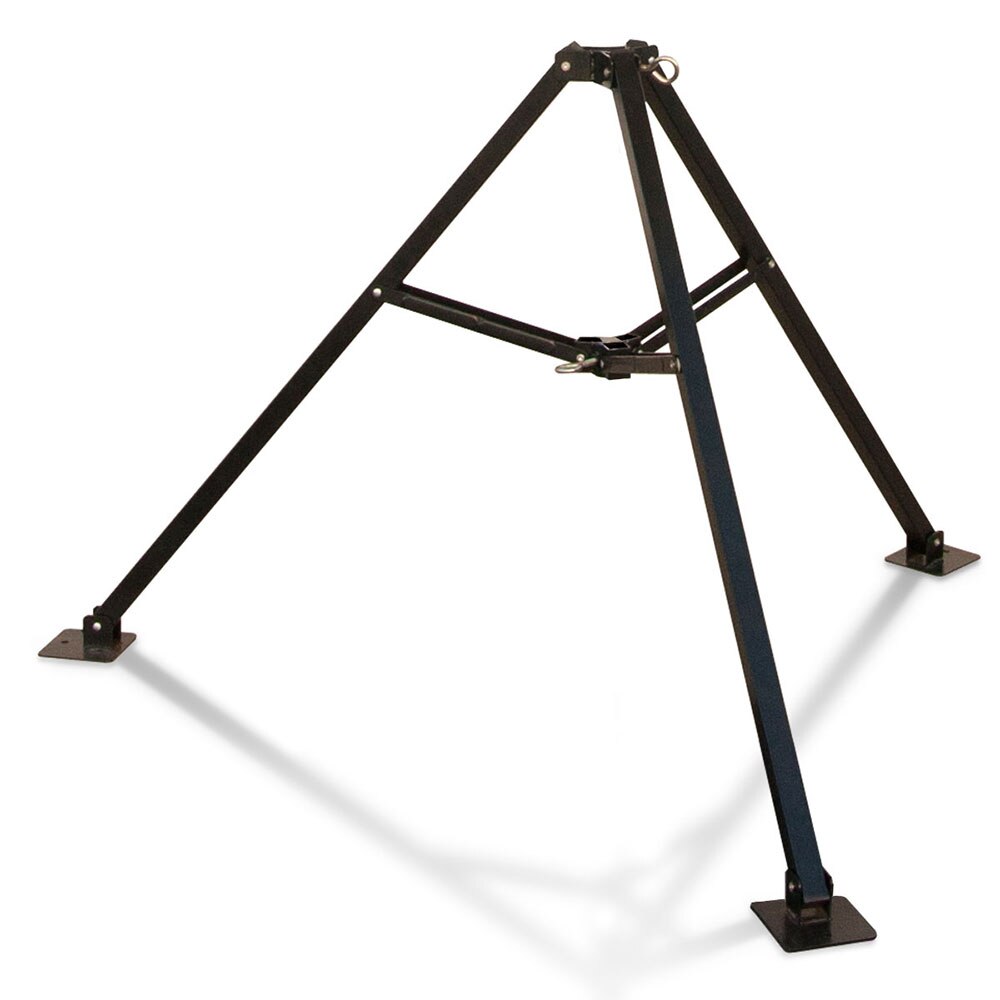 Black Stallion UB150 Flame Resistant Industrial Umbrella and Tripod Stand Combo - 6