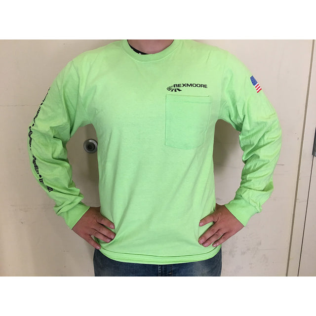 4XL Long Sleeve T-Shirt with Rex Moore Logo