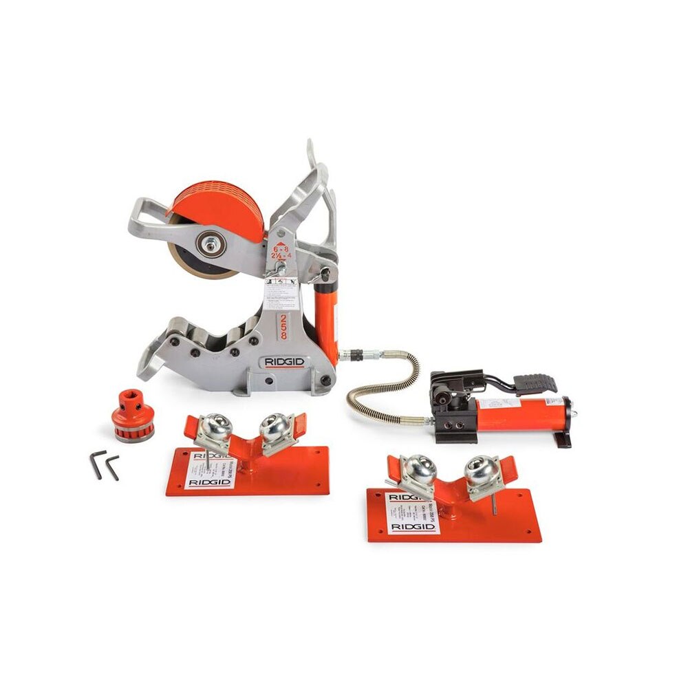 RIDGID 50767 Model 258 2-1/2"-8" Power Pipe Cutter - 6