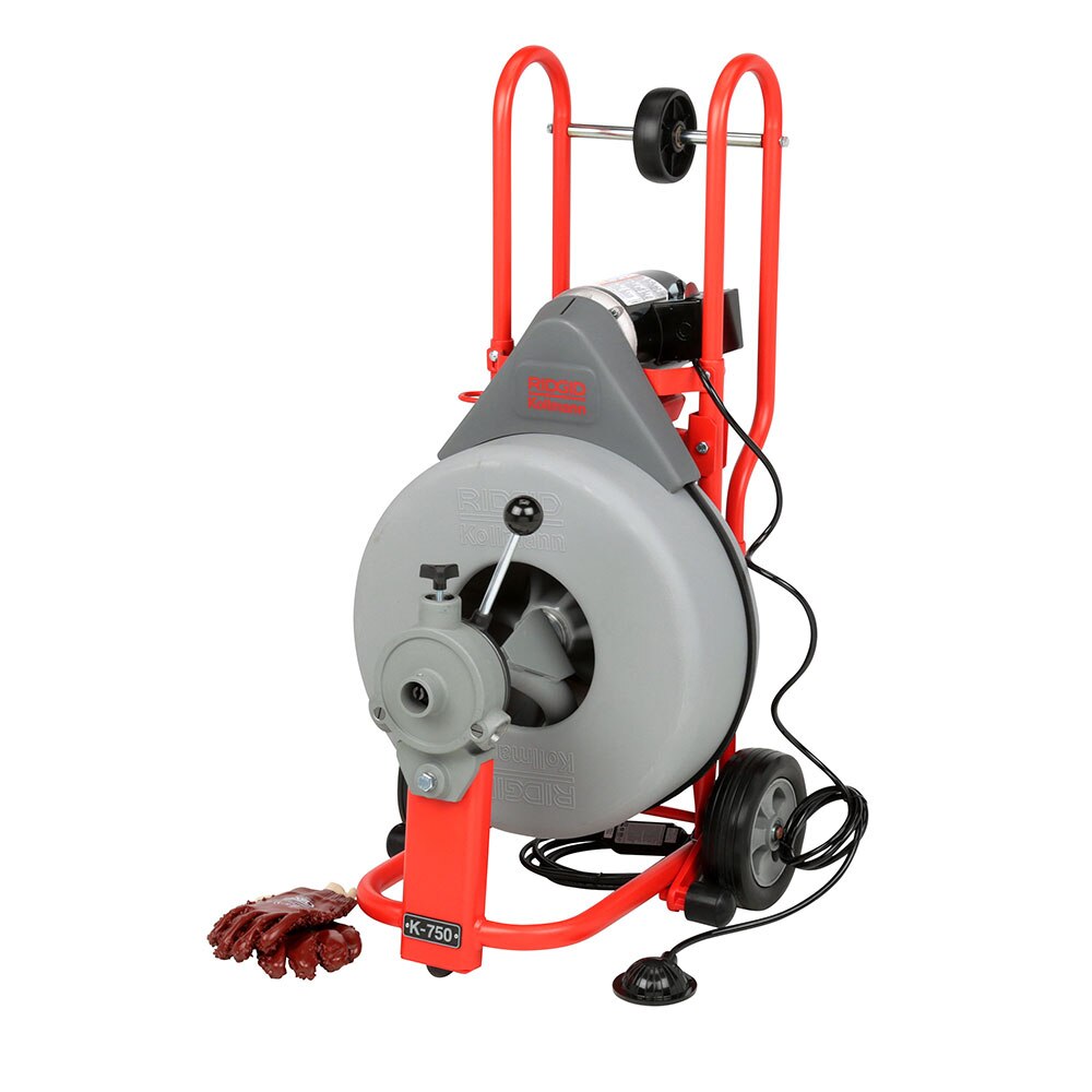 RIDGID 51402 K-750 Drain Cleaner Machine - 5/8" Pigtail - 4