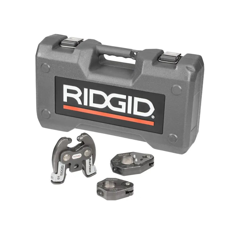 Ridgid 66988 MegaPress Kit, 1/2" - 3/4" Rings with C1 Actuator
