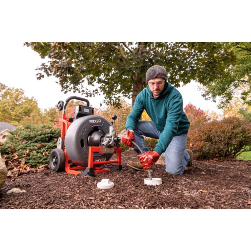 Ridgid 73073 K-4310 FXP 5/8" Drum Machine with FXP Battery-8.0 Ah (Qty-2) & Charger - 3