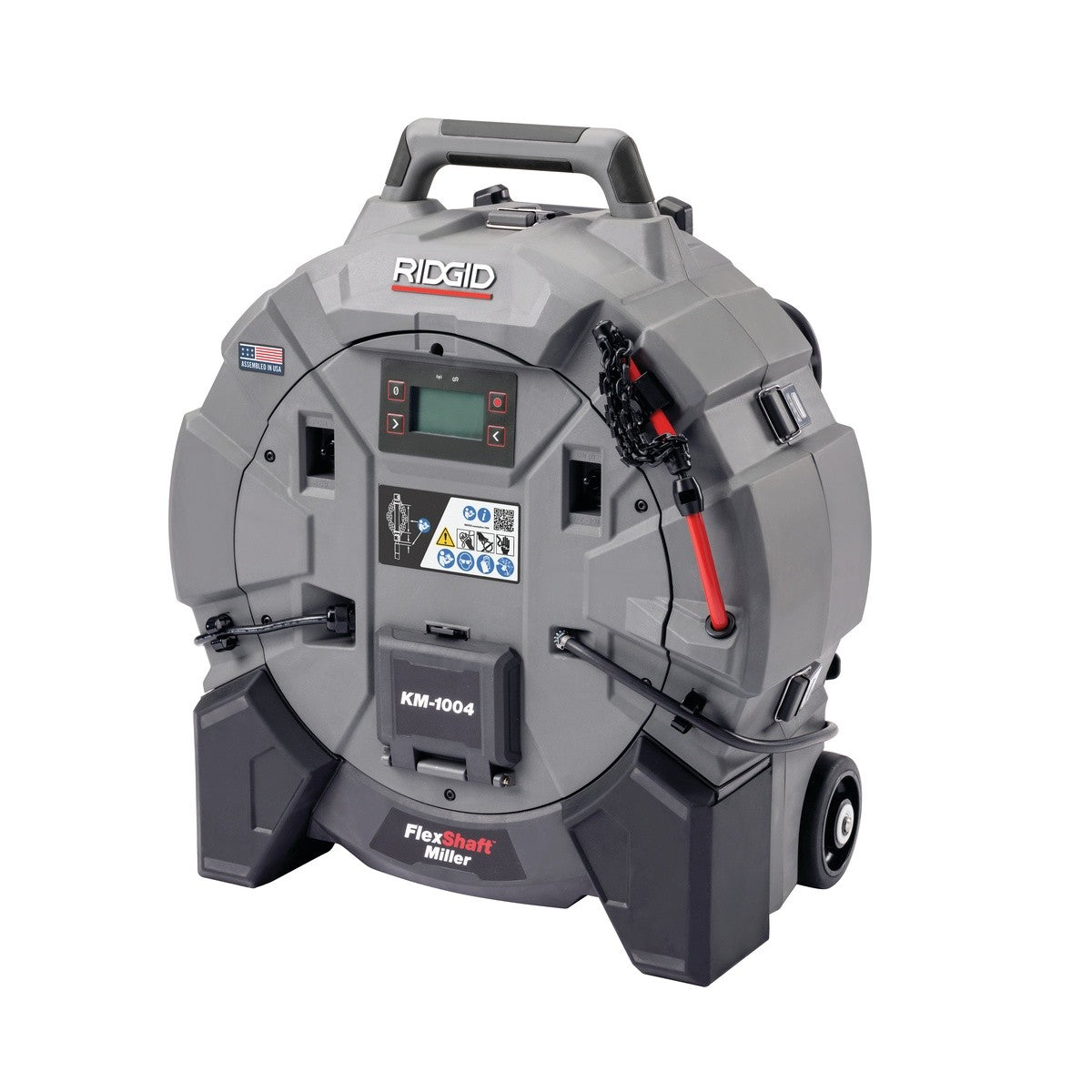 Ridgid 79713 FlexShaft KM-1004 Milling Machine Hybrid Power for 1-1/4" to 4" Pipes Tool Only - 2