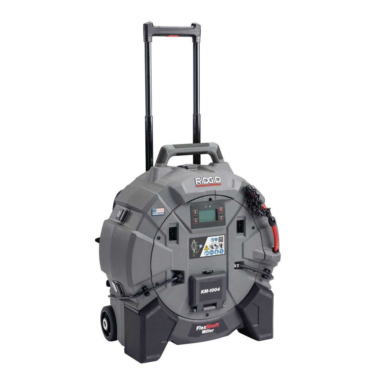 Ridgid 79713 FlexShaft KM-1004 Milling Machine Hybrid Power for 1-1/4" to 4" Pipes Tool Only - 4