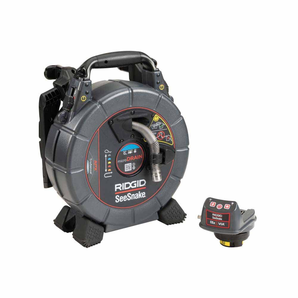 Ridgid 80643 SeeSnake mircroDRAIN APX & CSx Via System with TruSense - 3