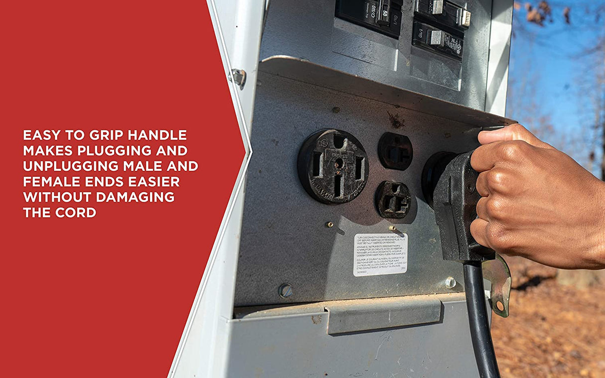 Road Power 65039601 25' 10/3 30-Amp Extension, Heavy Duty, Weather Resistant RV and Marine Boat - 5