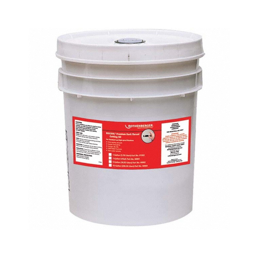 Rothenberger 00002 Thread Cutting Oil, Bucket, for Pipe Cutting & Threading (5 Gallon)