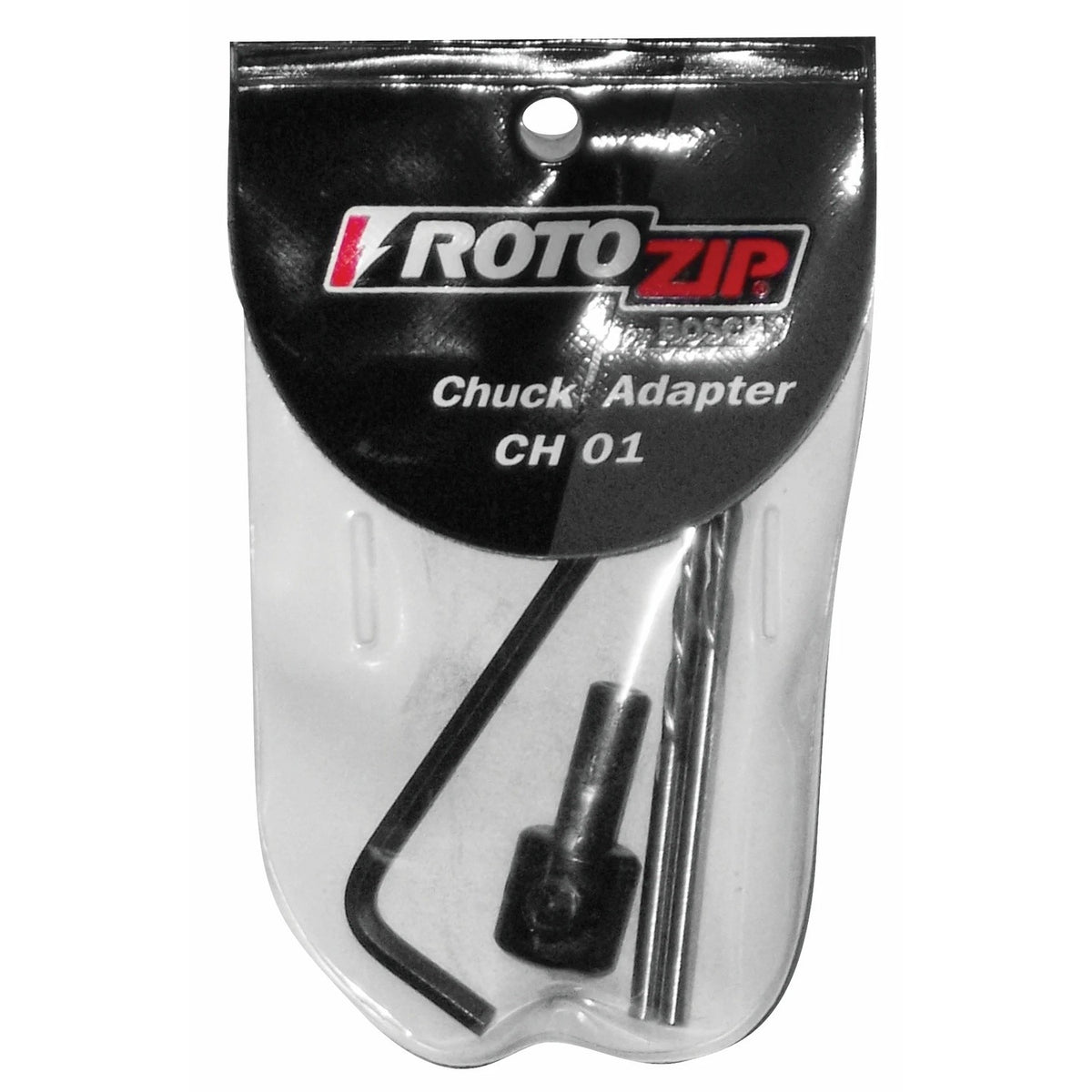 RotoZip CH01 Steel Chuck Adapter Kit for 1/4" Collets to Accept 1/8" Bits (4 Pack) - 3