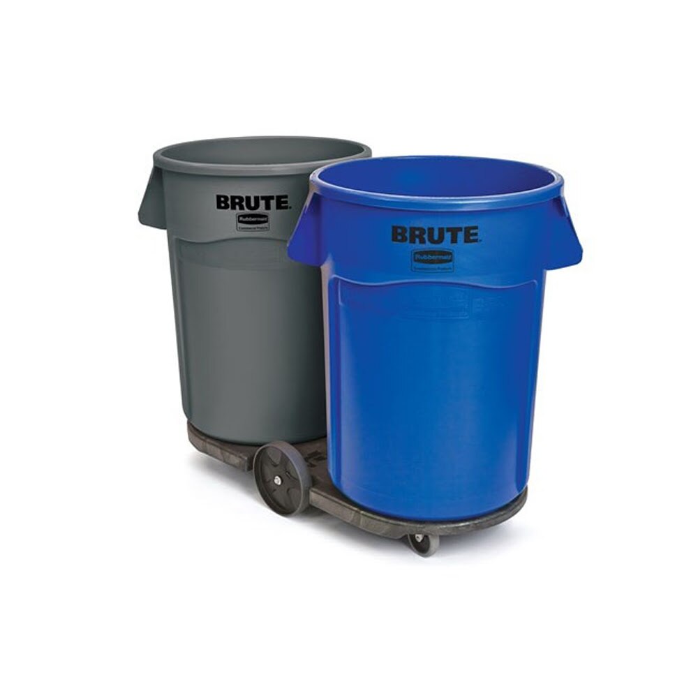 Rubbermaid FG264600BLA BRUTE Tandem Dolly for Waste Containers (2620, 2632, 2643, 2655, 3526, 3536 C) - 6