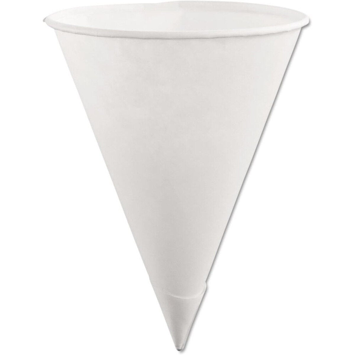 Rubbermaid FG2B4112WHT 6 Oz White Disposable Cone Paper Cups for Cup Dispensers (200 Pack)