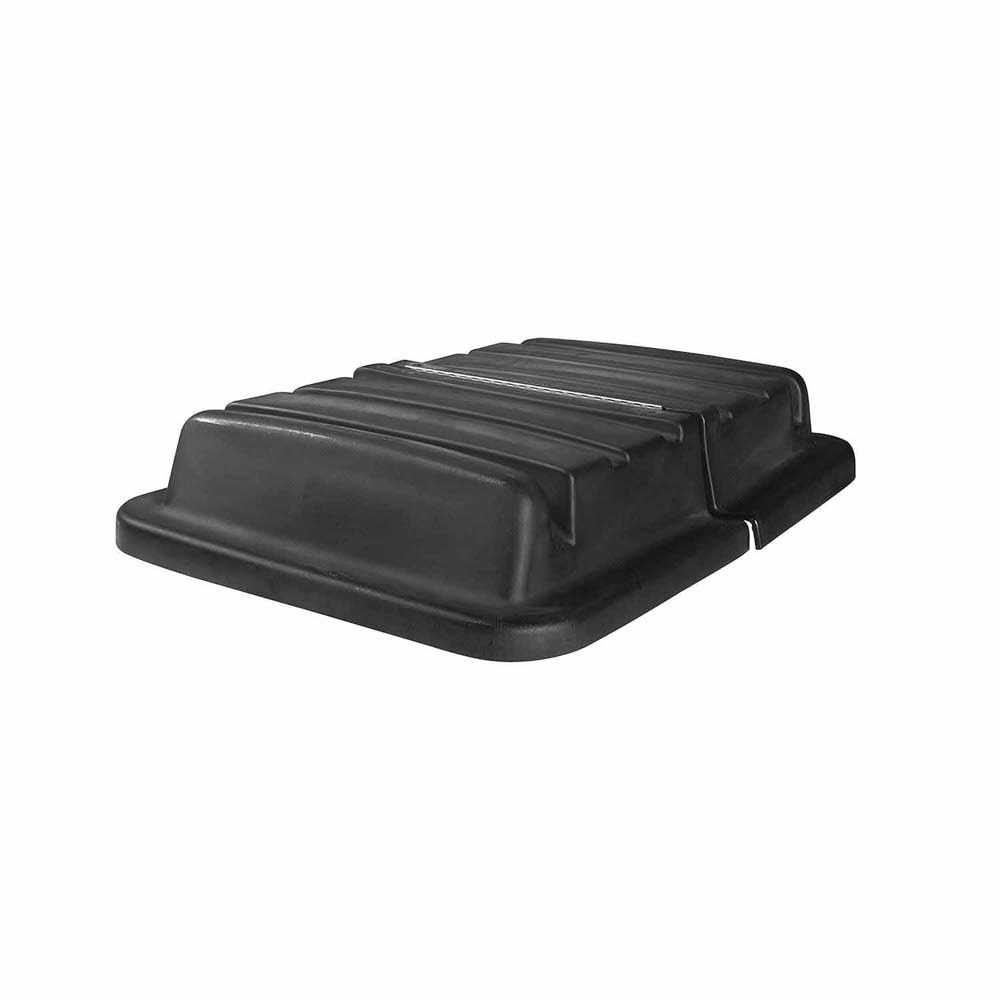 Rubbermaid FG461700BLA Lid for 4619 Cube Truck and 4720 Heavy-Duty Utility Truck - 2