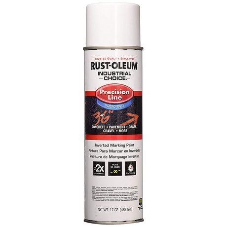Rust-Oleum 203039 M1800 System Water-Based Precision Line Marking Paint, White