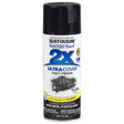 Rust-Oleum 249122 2X Ultra Cover Gloss Spray, Black, 12 oz