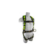 Safewaze 019-1028 (PCS) Construction Harness W 3 D-Ring, Tongue Buckle Legs, Quick-Connect Chest, Fixed Shoulder Pad, Srd Sleeve & Sub Pelvic Cover (L)
