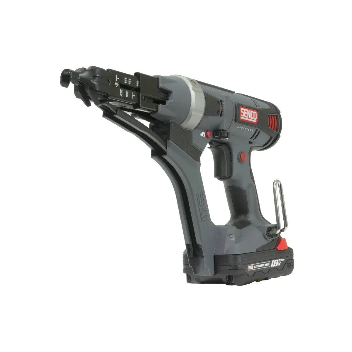 SENCO 10C0002N 18V 1" to 3" 2,500 RPM Cordless Collated Screw System Kit with 4.0Ah Battery (1 Kit) - 3