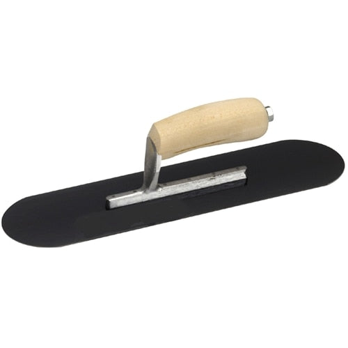 MarshallTown SP123B 13909 - 12 X 3 Blue Steel Pool Trowel Curved Wood Handle
