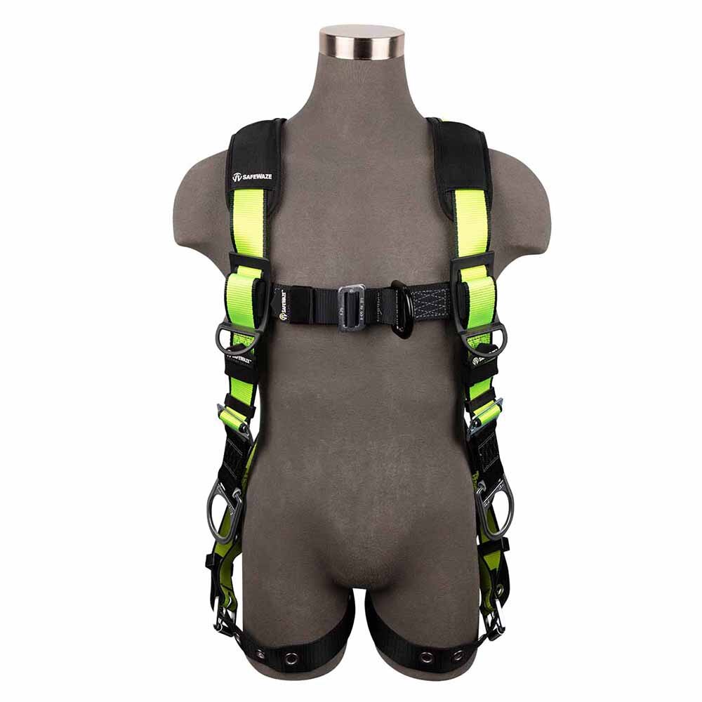 Safewaze 019-1066 X-Small PRO Full Body Harness: 3D, MB Chest, FD, TB Legs