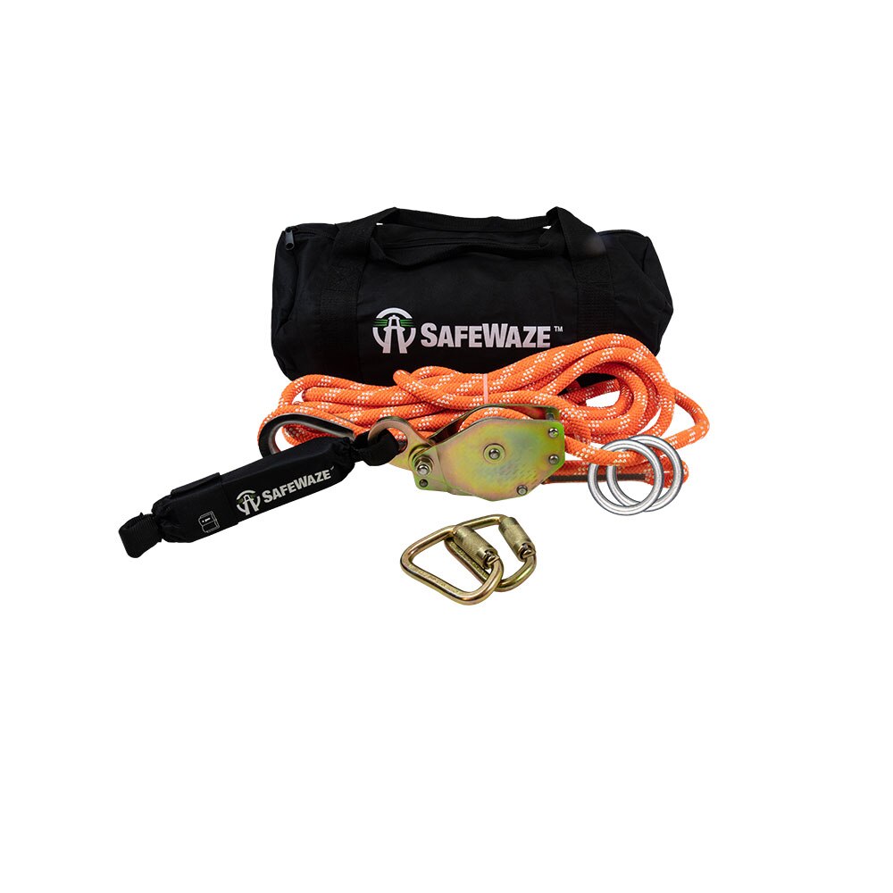 Safewaze 019-8002 80' 2-Person Portable Kernmantle HLL / No Anchor