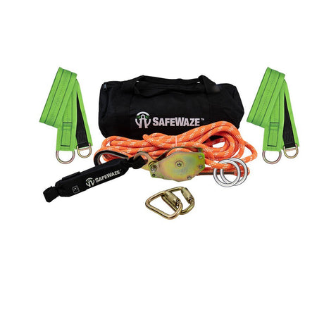 Safewaze 019-8004 30' 2-Person Portable Kernmantle HLL / Sling Anchor
