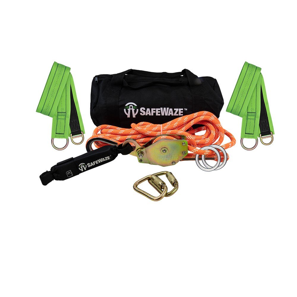 Safewaze 019-8007 100' 2-Person Portable Kernmantle HLL / Sling Anchor