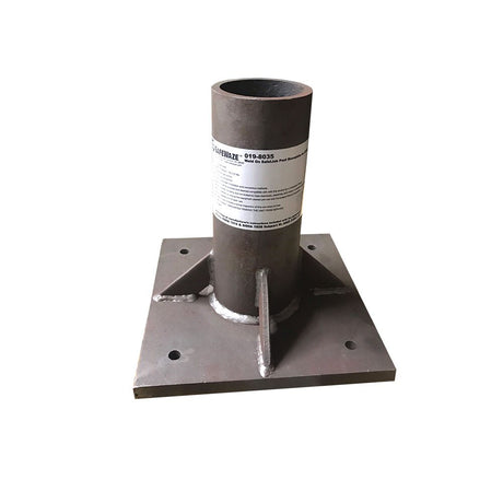 Safewaze 019-8035 Weld-On Safelink Post Baseplate For Steel