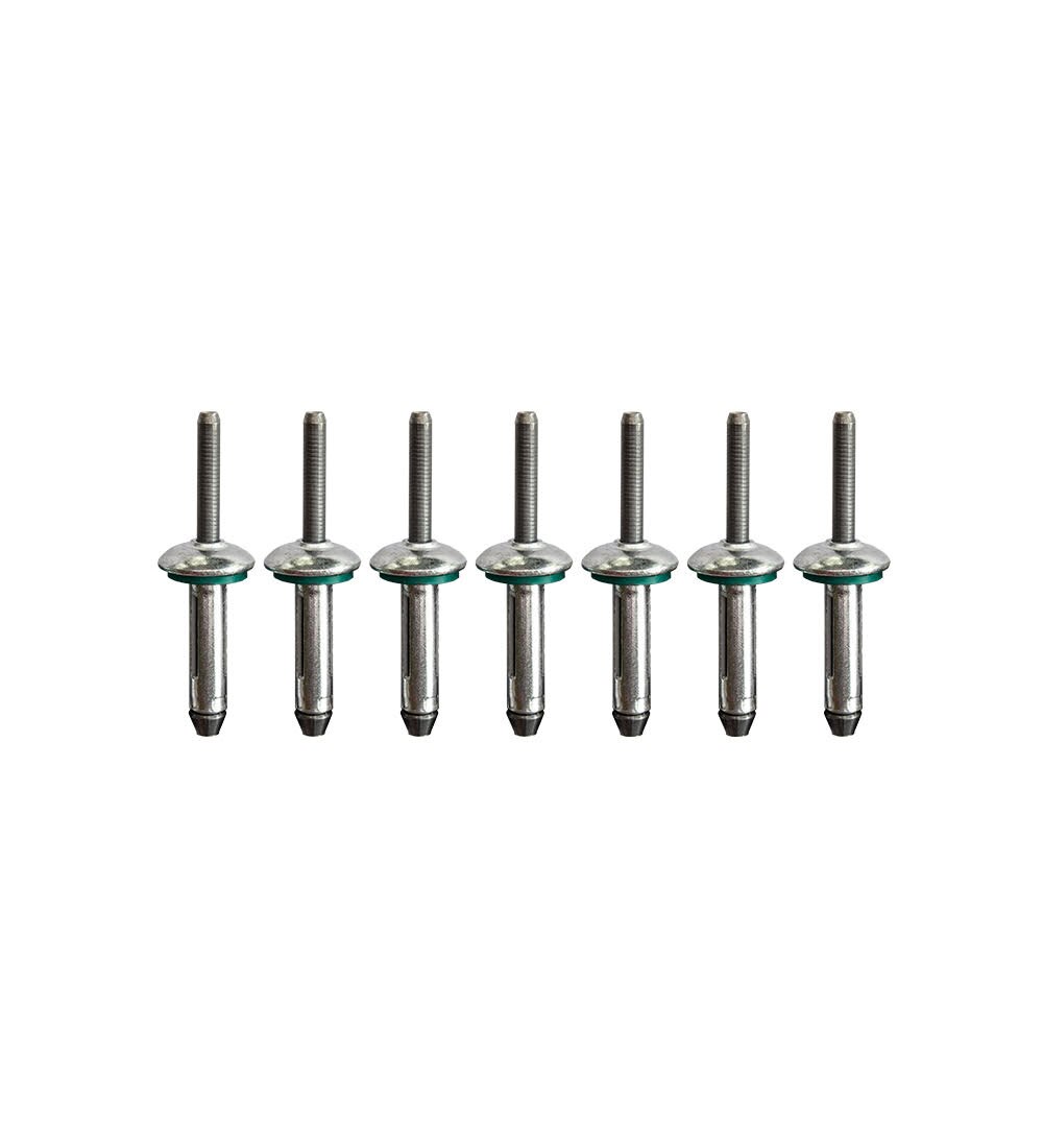 Safewaze 020-16001 8mm Gesipa Bulb Rivets 7 Pack