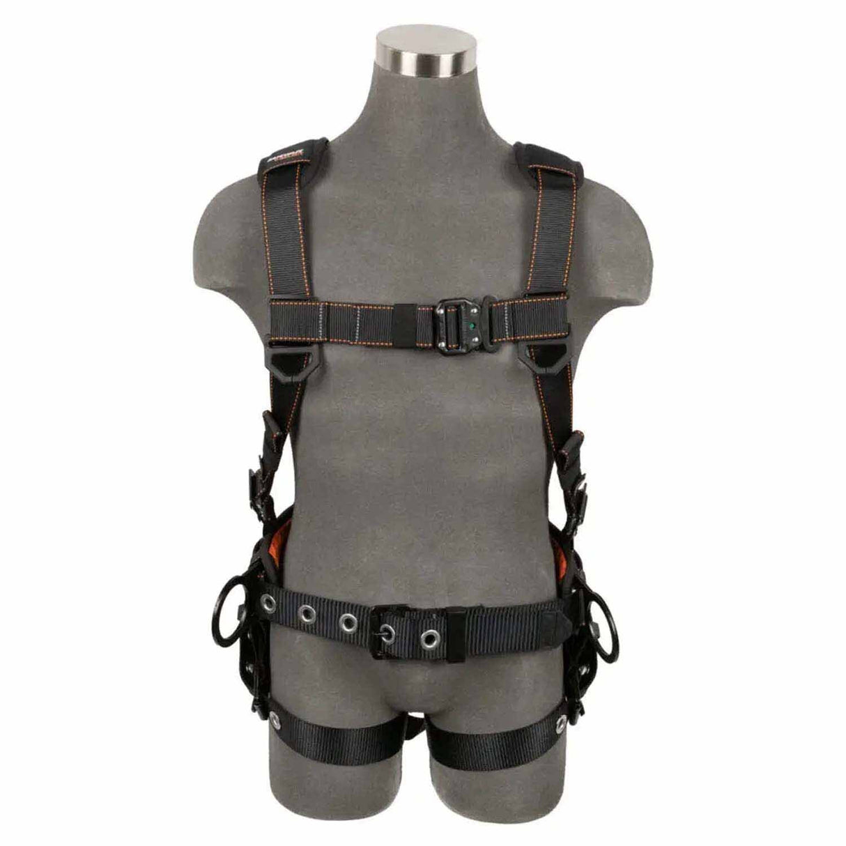 SafeWaze 021-1727 V-Select Construction Harness with 3D, QC Chest, TB Legs (M/L) - 2
