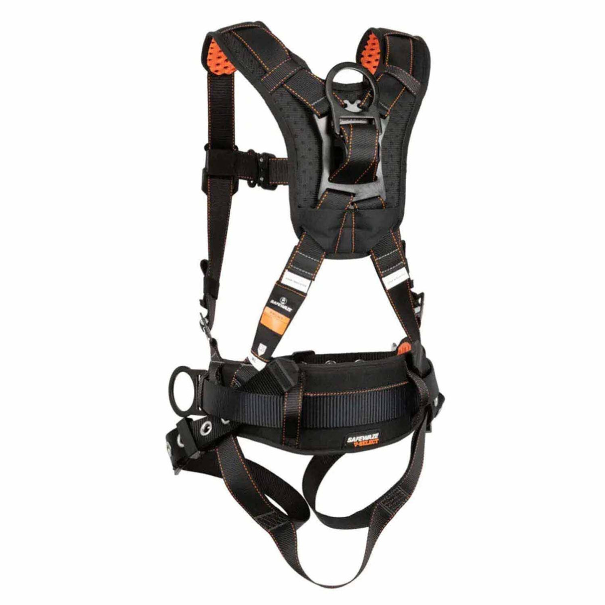 SafeWaze 021-1727 V-Select Construction Harness with 3D, QC Chest, TB Legs (M/L) - 4