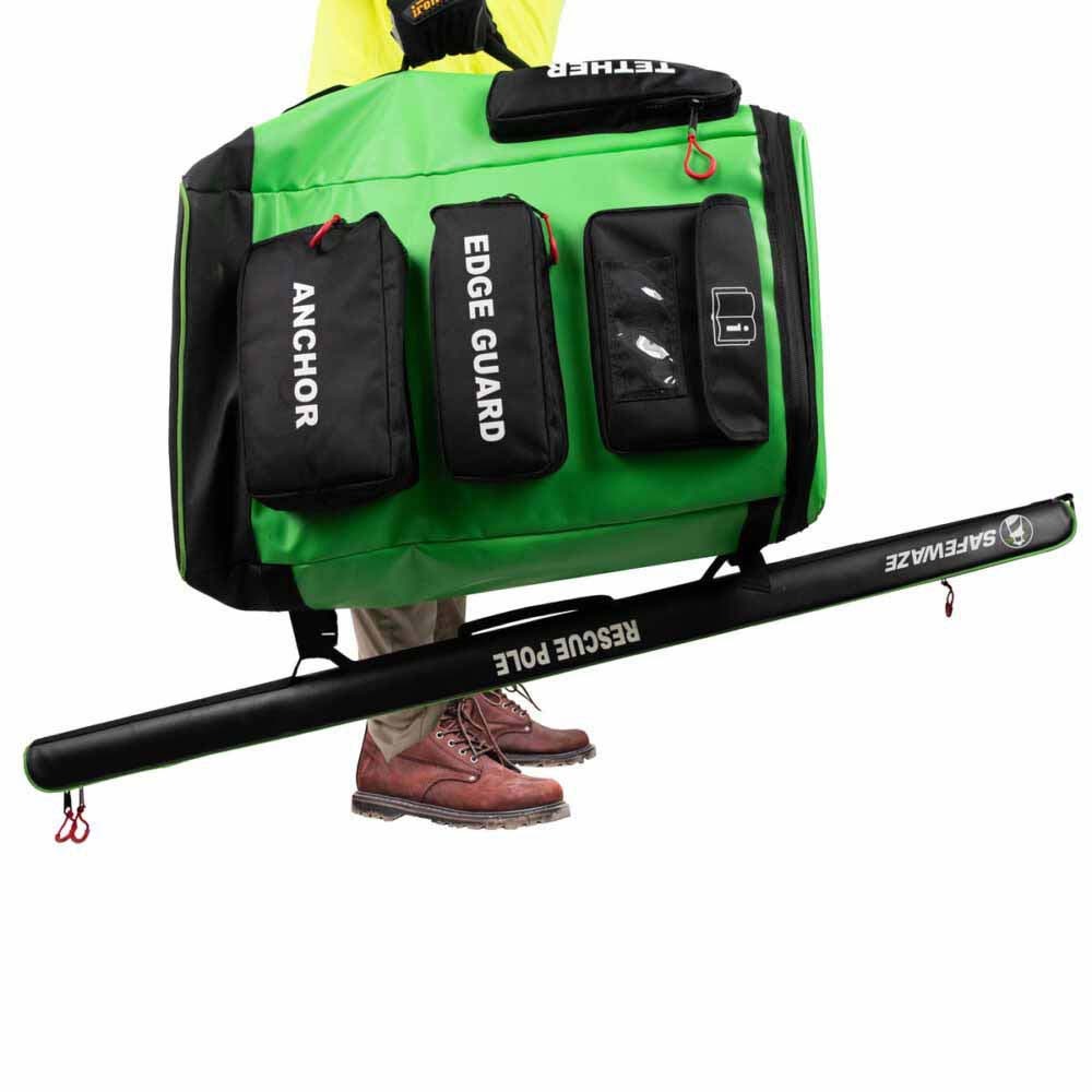 SafeWaze 023-9087 Rescue Gear Bag Water-Repellent High-Visibility Backpack-Style Storage - 5