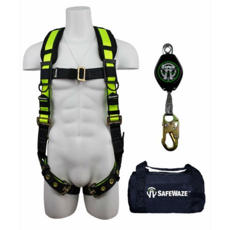 Safewaze FS-146-XXL Retractable Kit with 2XL Harness