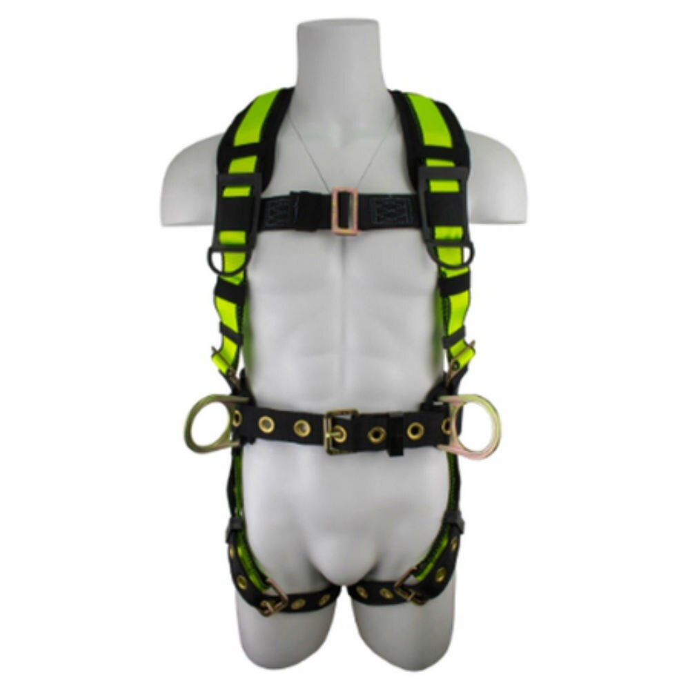 Safewaze FS-170-SAFELINK-XXL Construction Harness with Fixed Waist Pad & Fixed D-Ring