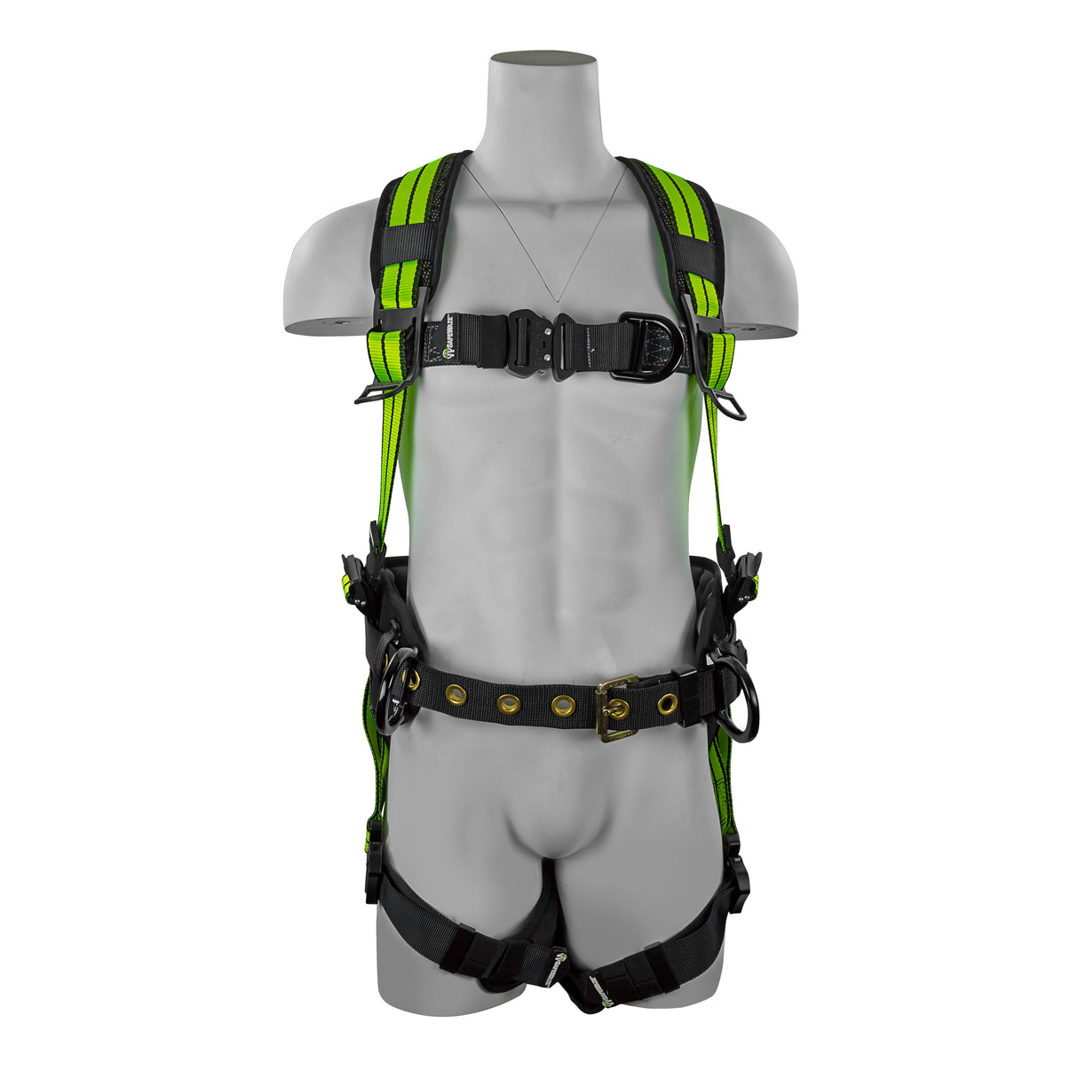 Safewaze FS-FLEX253-FD-XXL 2XL Construction Harness Four D-ring with Cool-Air Leg Pads