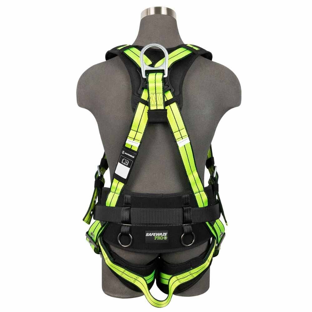 Safewaze FS-FLEX270-3X PRO+ Construction Harness: 3D, QC Chest, TB Legs, TB Torso - 3XL - 2