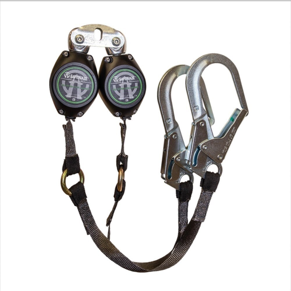 Safewaze FS-FSP1409-W-DL-RBH 9' Web Retractable With Rebar Hooks