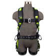 Safewaze FS160-XL Pro Construction Harness, Free Floating Waist Pad: 3D, Mb Chest, Tb Legs