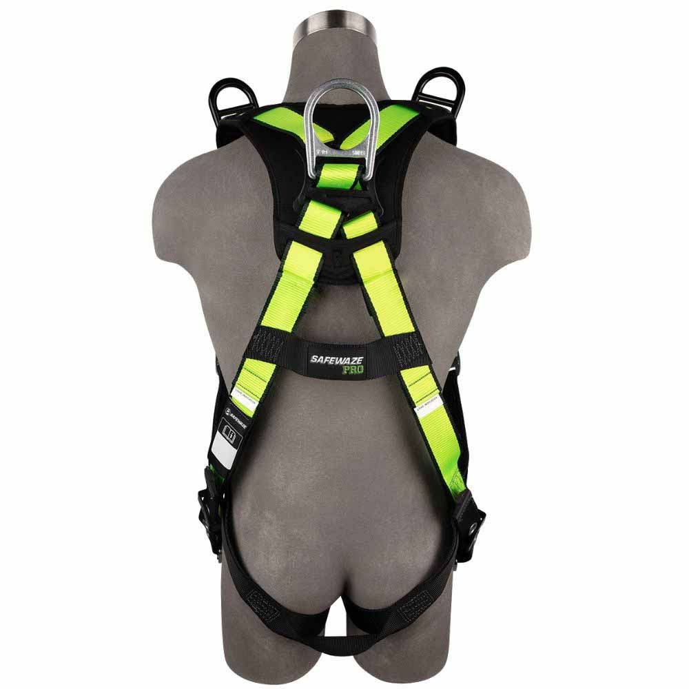 SafeWaze FS185-R-2X PRO Full Body Retrieval Harness with Dorsal and Shoulder D-Rings, Mating Buckle Chest, Tongue Buckle Legs (2X) - 2