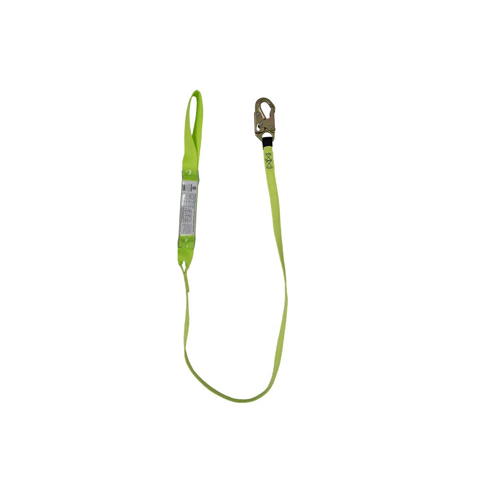 Safewaze FS560-AF-SE 6' Energy Absorbing Lanyard; Arc Flash Webbing, Soft Eye