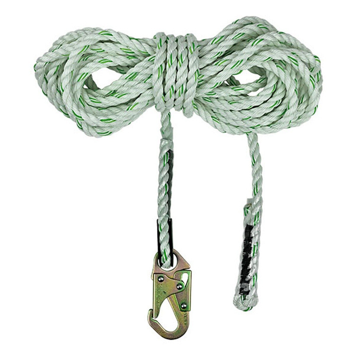 SafeWaze FS700-300 300' Rope Lifeline with Double Locking Snap Hook