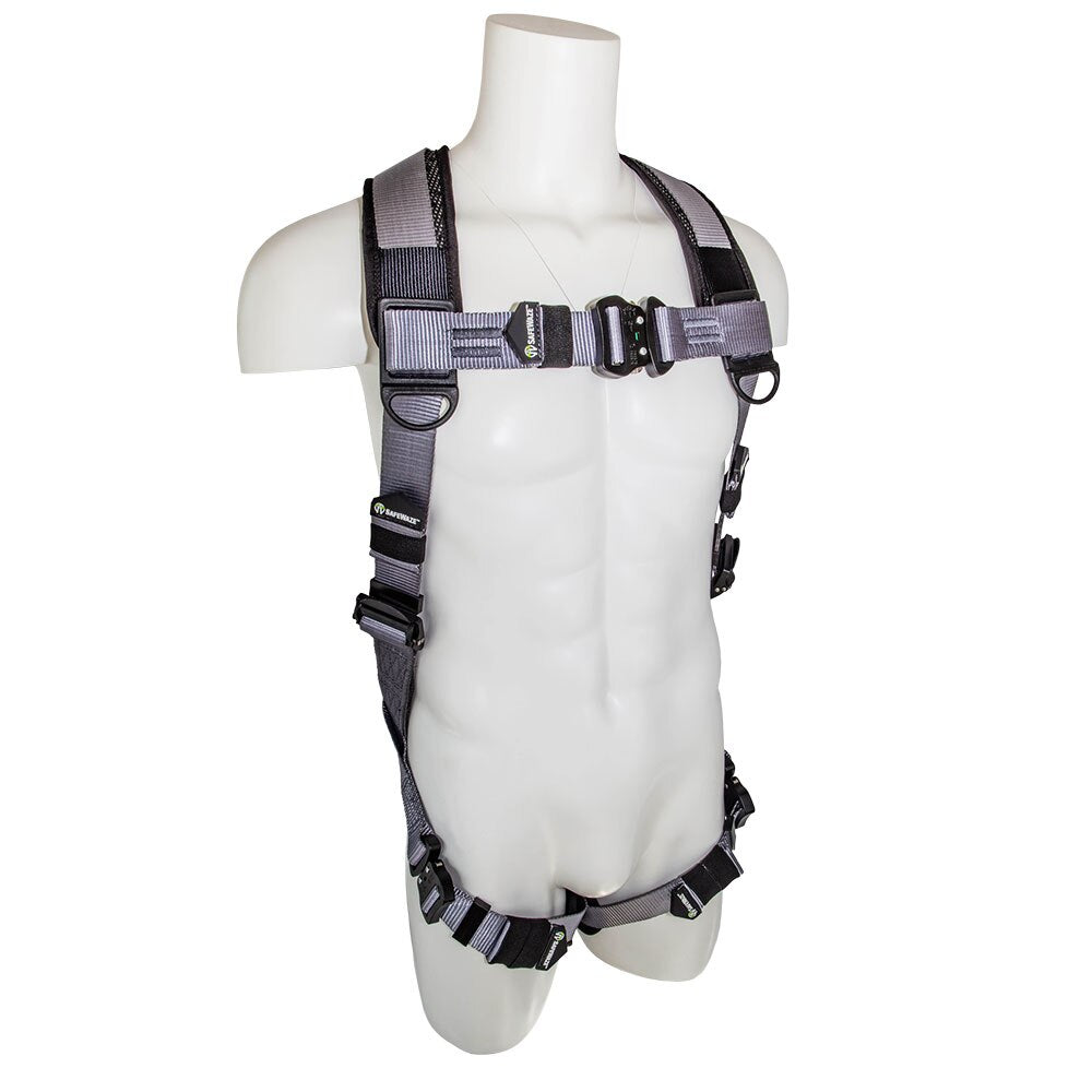 Safewaze SW-6210-XL-2XL (PCS) Full Body Harness: XL/2XL W 1 D-Ring, Lanyard Rings & Sub Pelvic Cover - 2